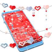 Red Heart Keyboard on 9Apps