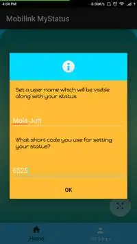 Mobilink MyStatus screenshot 5