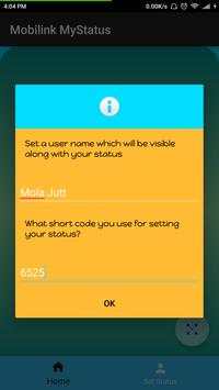 Mobilink MyStatus скриншот 5