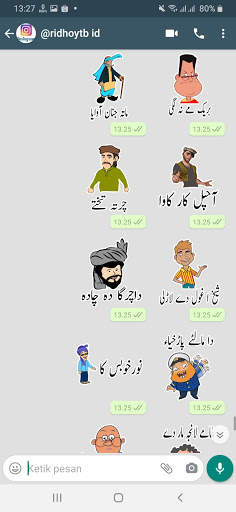 Sticker Wa Urdu Pashto WAStickerApps screenshot 1