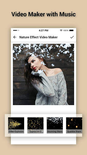 Glitter Photo Effect Video Maker with Music screenshot 6
