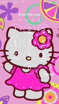 Hello pink kitty princess unicorn rainbow locker screenshot 4