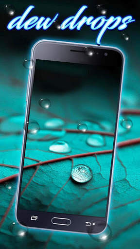 Water Dew Drops Live Wallpaper screenshot 1