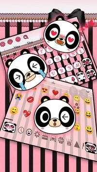 Cute Lovely Panda keyboard screenshot 3