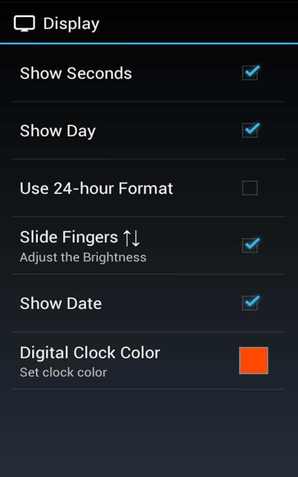 Digital Clock Widget screenshot 7