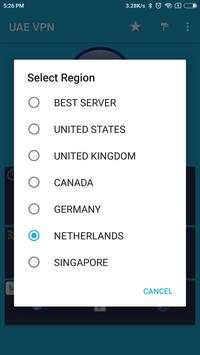 UAE VPN screenshot 2