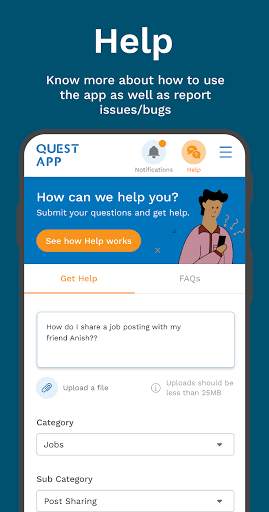 Quest App 5 تصوير الشاشة