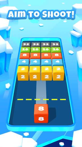 Jelly 2048 3D - Merge Cube screenshot 1