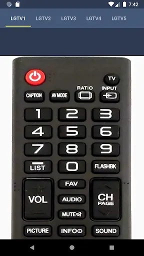 LG TV Remote 2 تصوير الشاشة
