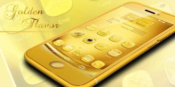Golden GO Launcher Theme screenshot 6