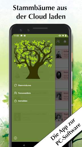 Stammbaum-Viewer – App zur Genealogie-PC-Software screenshot 1