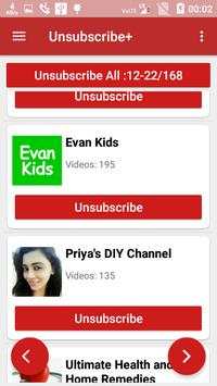 Unsubscribe  YouTube screenshot 1