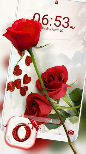 Red Rose Launcher Theme screenshot 3