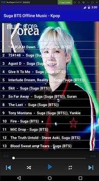 Suga BTS Offline Music - Kpop screenshot 2