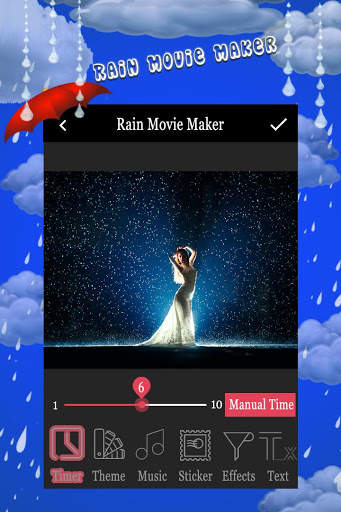 rain photo slide show with music screenshot 3