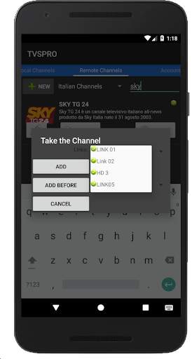 TVS player (w chromecast): organized IPTV player screenshot 5