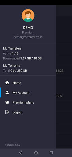 Torrentdrive - cloud torrent screenshot 1