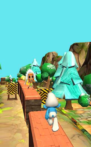 Subway Smurf Dash - Jungle Run Adventure screenshot 1