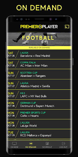 Premier Sports Player screenshot 2