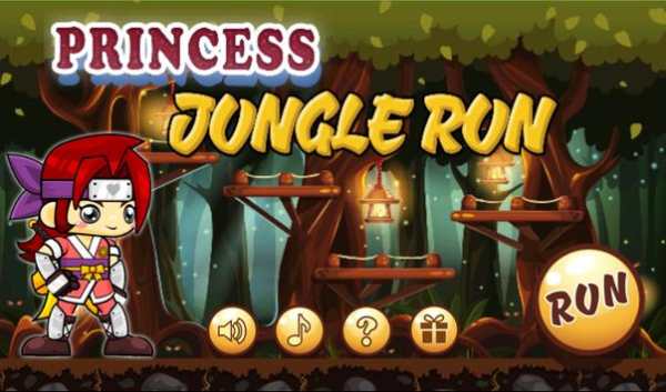Princess Jungle Run screenshot 1