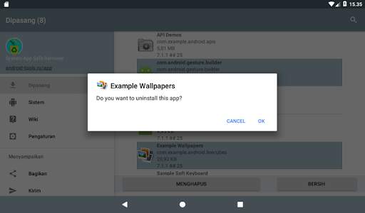 Pengelola aplikasi sistem screenshot 11