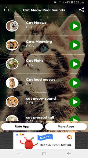 Cat Meow Real Sounds screenshot 1
