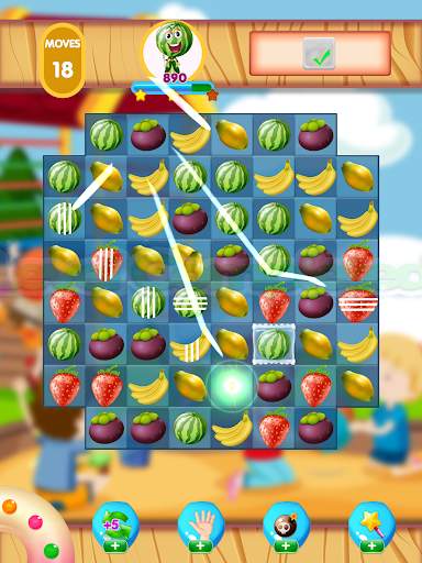 Fruit Mania Ellys Travel - Magic Garden Match 3 screenshot 6