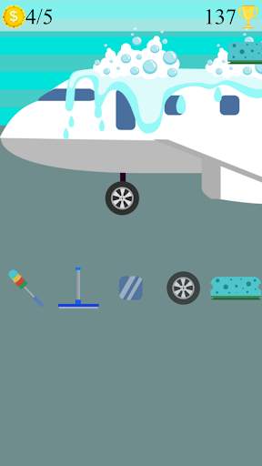 clean airplane wash game screenshot 1