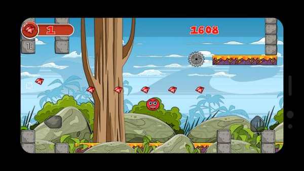Red Adventurer fun ball - Runner & escape game screenshot 3