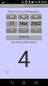 Your Daily Lucky Number screenshot 3