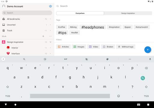 Raindrop.io screenshot 3