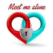 Meet me alone icon