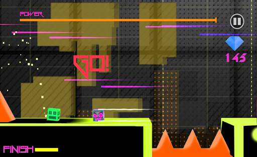 Geometry jump cube dash adventure скриншот 3