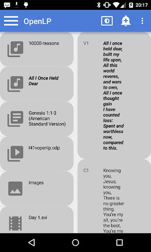 OpenLP - Remote 2.0 скриншот 4