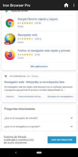 Iron Browser Pro screenshot 4