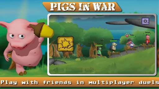 Angry  Pigs In War Strategy offline Games screenshot 5
