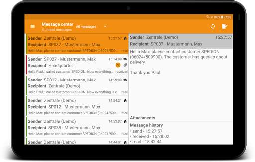 SPEDION Portal App screenshot 15