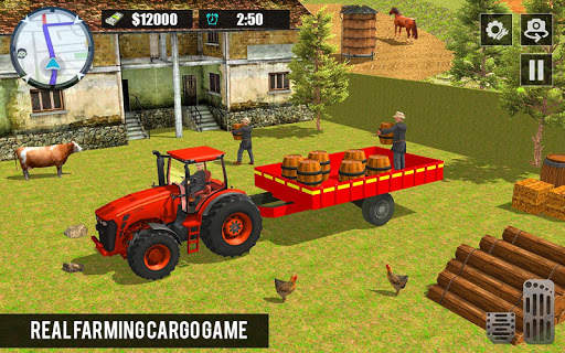 Offroad Transport Tractor Game screenshot 5