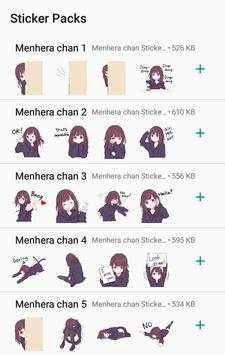 Menhera chan Stickers screenshot 1