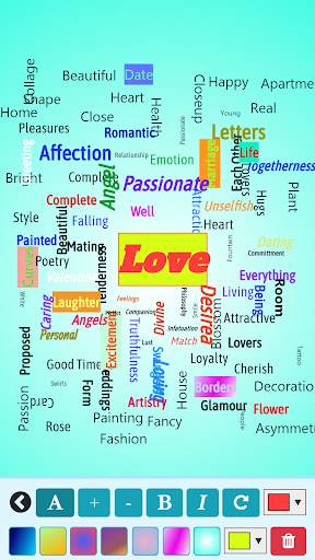 Word Cloud Easy Art Generator screenshot 3