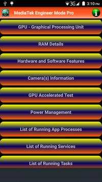 MediaTek Engineer Mode Pro screenshot 3