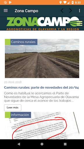 Zona Campo screenshot 1