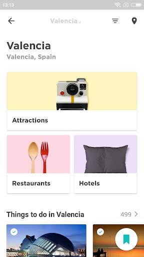 Valencia Travel Guide in English with map screenshot 1
