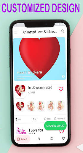 💞Love Animated Stickers for WhatsApp 💝 (GIF) screenshot 2