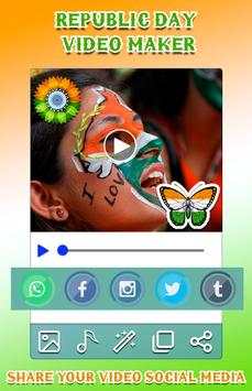 Republic Day Video Editor - Photo Movie Maker screenshot 4