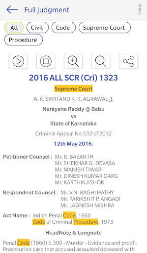 Judgements App - Supreme Court Judgements in India screenshot 6