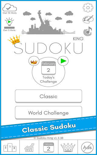 Sudoku King™ - Daily Puzzle 2 تصوير الشاشة
