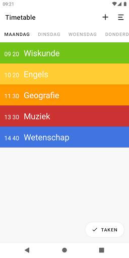 Class Timetable screenshot 1