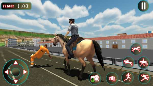 Police Horse Criminal Chase 3D screenshot 3