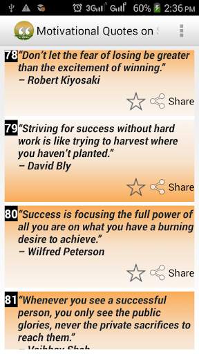 Motivational Quotes on Success screenshot 3